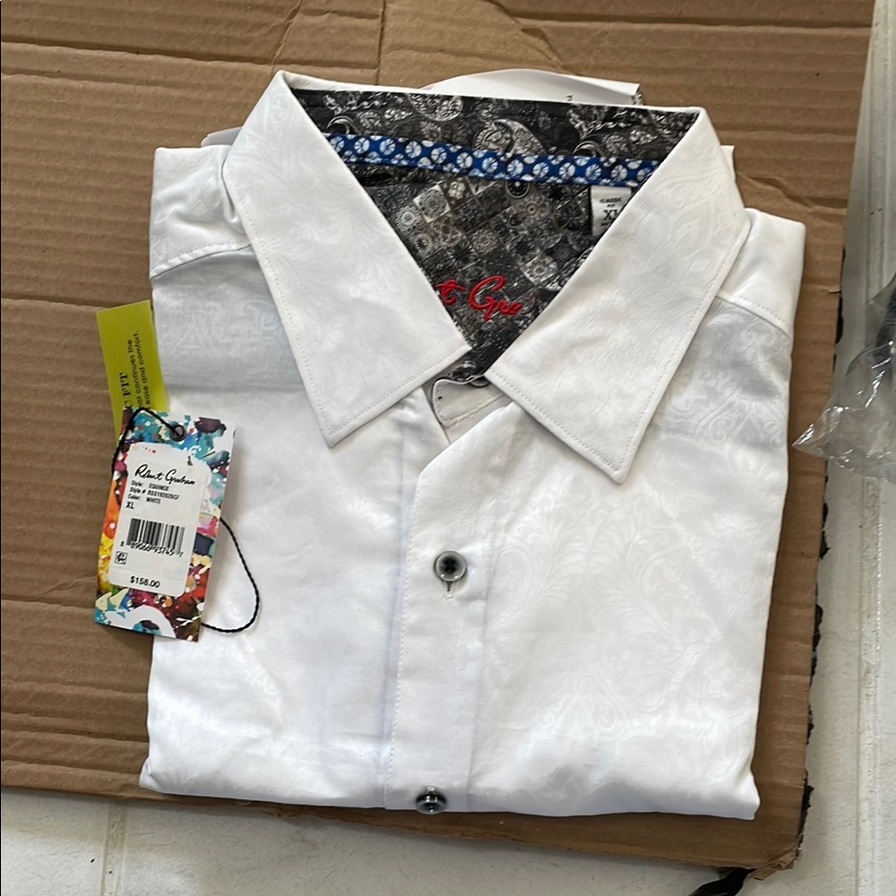 White Men's Shirt by Robert Graham